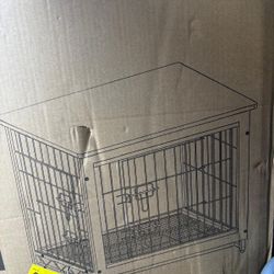 Jaula para Perro Nueva con Mesa Superior – Heavy Duty (Brand New)