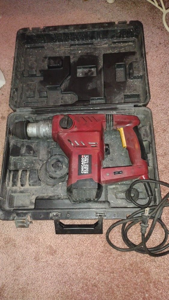 Chicago SDS Plus 1 1-8 In Roto Hammer Drill
