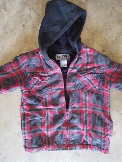 Boys Pendleton lined jacket hoodie size 5/6