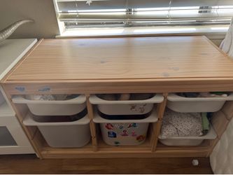 IKEA TROFAST kids storage combination wood