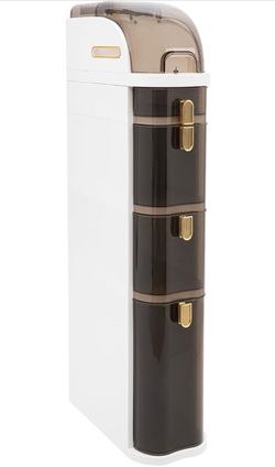 Narrow Bathroom Storage Cabinet 4-Tiers