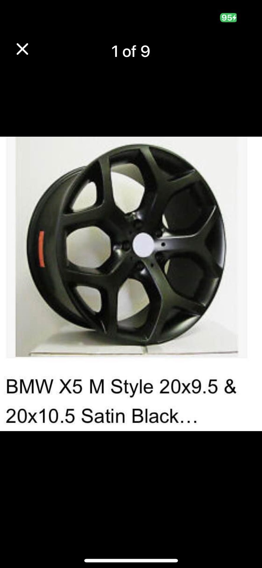 BMW X5 Sports Package Winter Rims & Tires