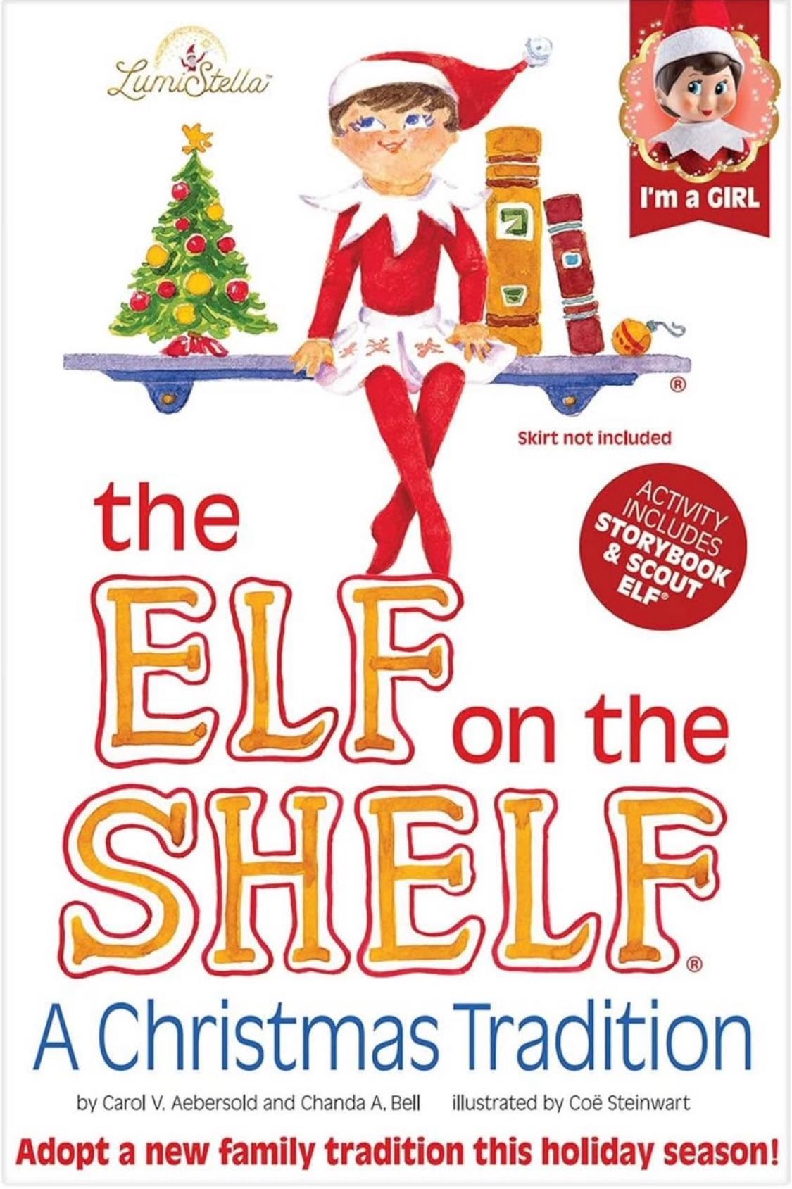 The Elf on the Shelf: A Christmas Tradition - Girl Scout Elf with Blue Eyes -