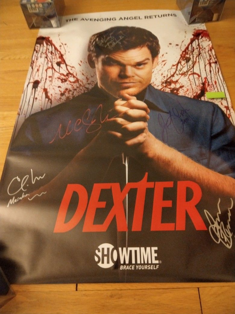 Dexter Poster 24X36 Signed By Cast