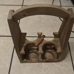 Wooden Wine Carrier
