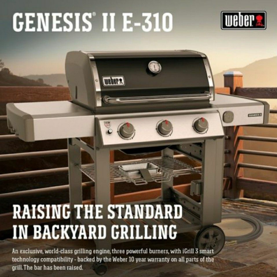New Genesis II E-310 or S-310 Weber Grill w/ Warranty NG or LP