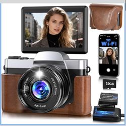 4K Digital Camera for Photography Autofocus