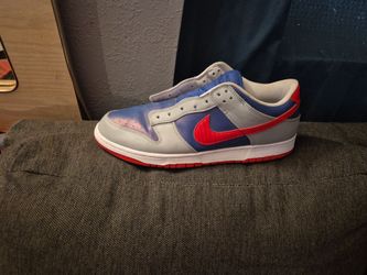 Nike Dunk Low Grey Blue Red Sneaker