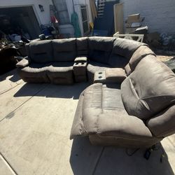 Large Gray Sectional 