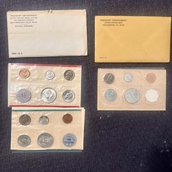 1964 mint and proof set