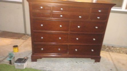 Solid Wood Cherry wood Dresser Is