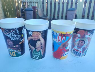 Basketball player cups