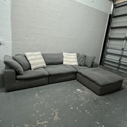 Nixon Gray Cloud Sectional 