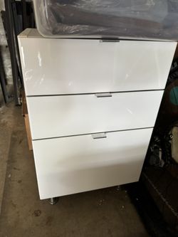 2 CB2 Under the Desk Filing Cabinets