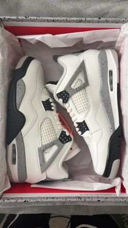 Jordan 4 White Cement