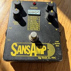  SANSAMP (Original) Tech 21 - Classic OD pedal For Guitar $295.
