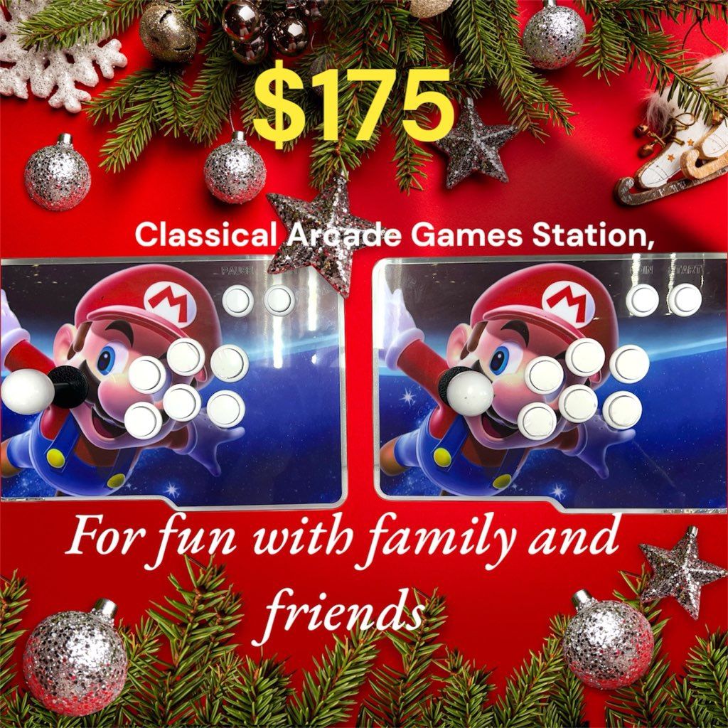 Classical Arcade Games Station