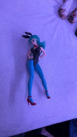 Dragon Ball Bulma Bunny girl w/color changing costume collectible figurine