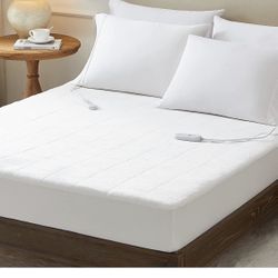 Homemate Heated Mattress Pad King Size for Cold Sleepers, 5 Heated Setting Coral Fleece Electric Mattress 
