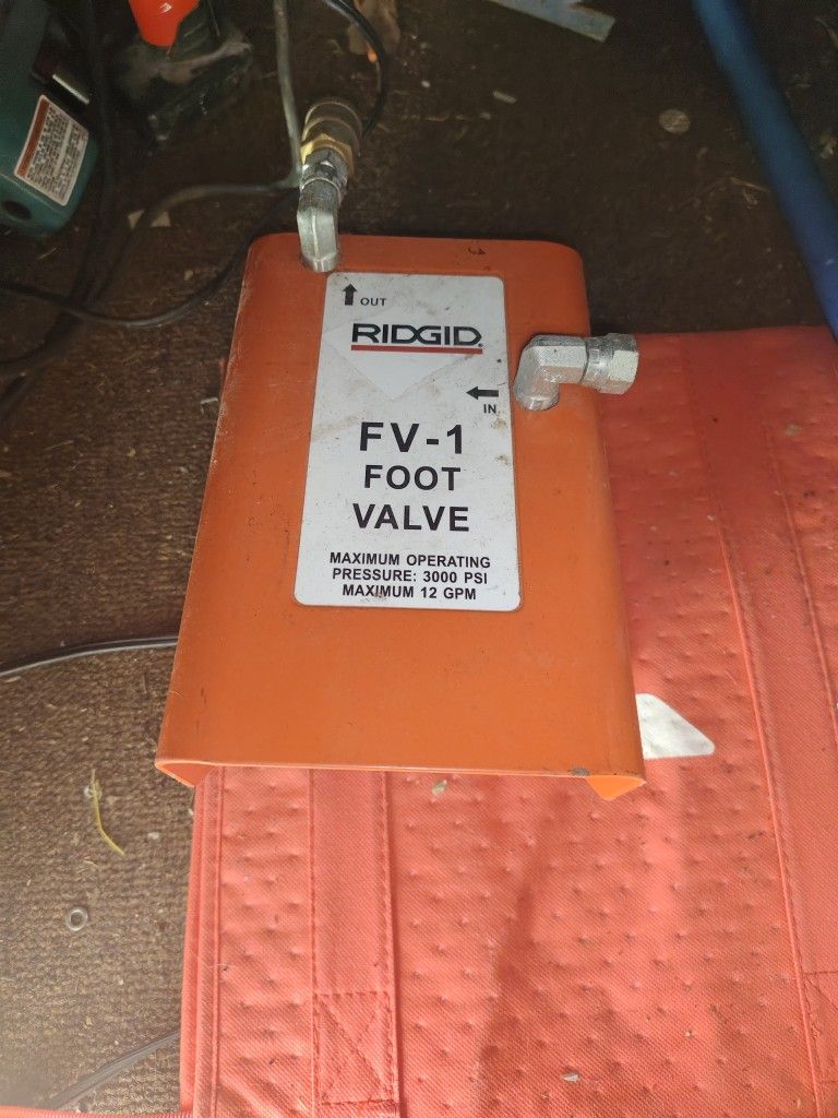 Ridgid FV-1
Ridgid
Foot Valve For Water Jetters
