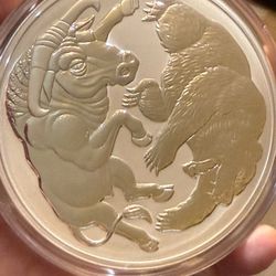 Silver Coin Australia 2020  1 Kilo Ag Bull - Bear 