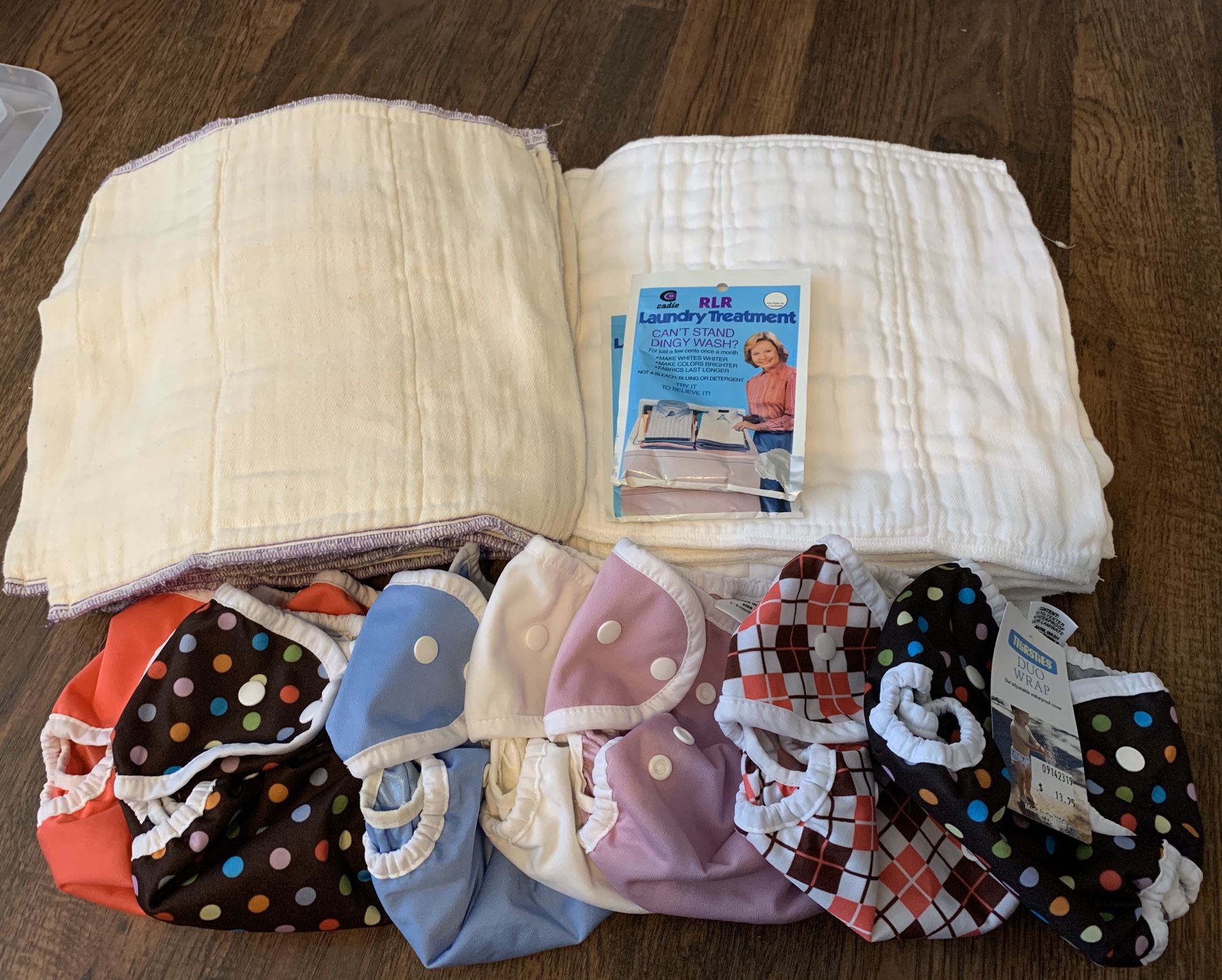Gently used cloth diaper lot