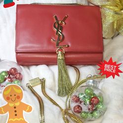 Yves Saint Laurent Chained Crossbody Handbag