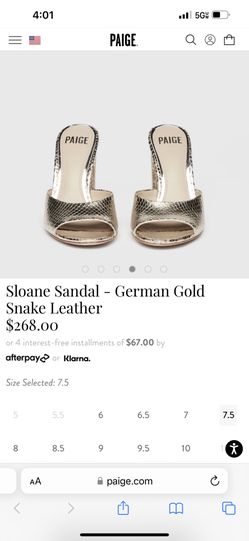 Paige Sloan sandals