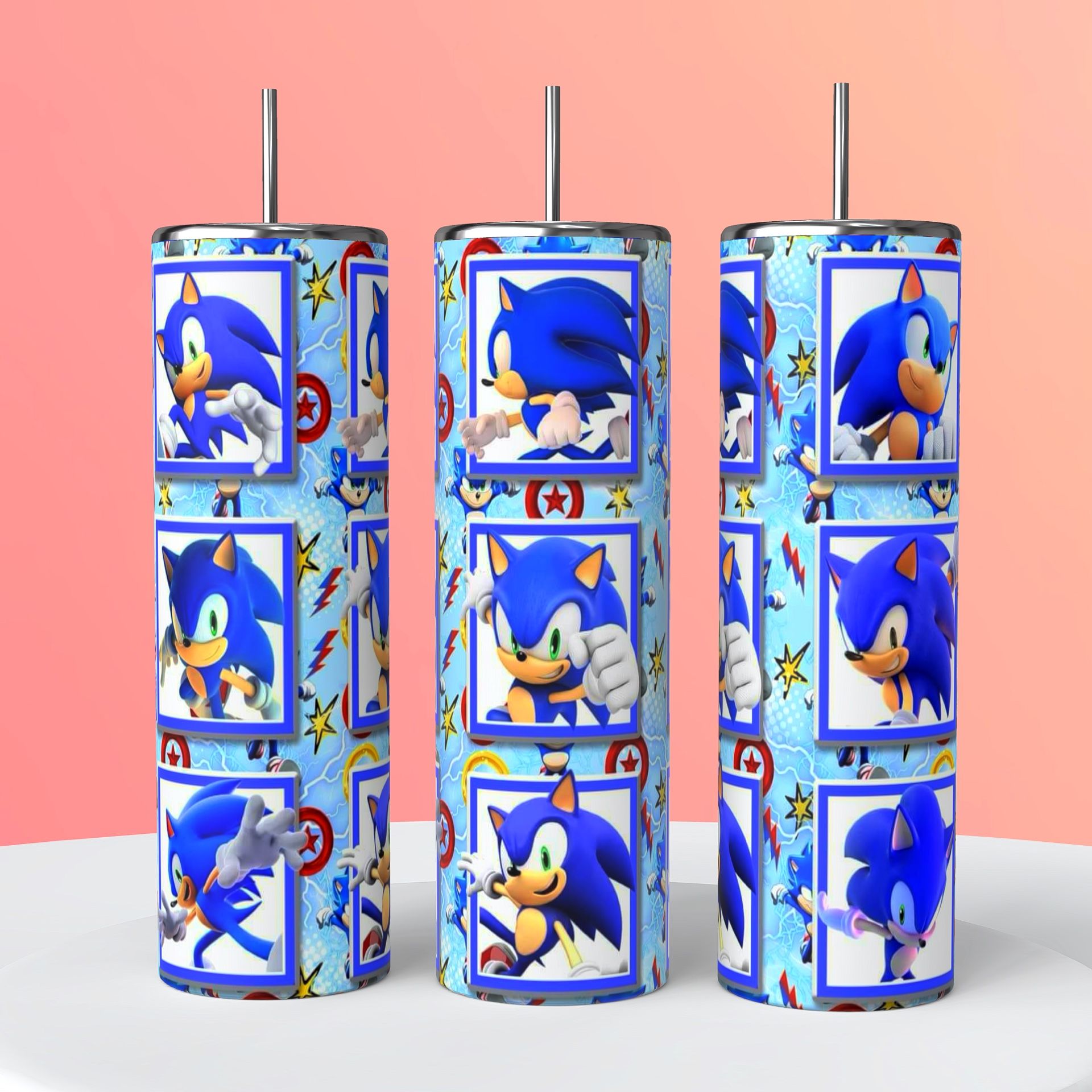 Sonic The Hedgehog Tumbler