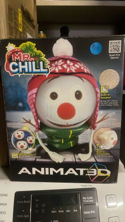 Mr. Chill Animated Snowman Brand New