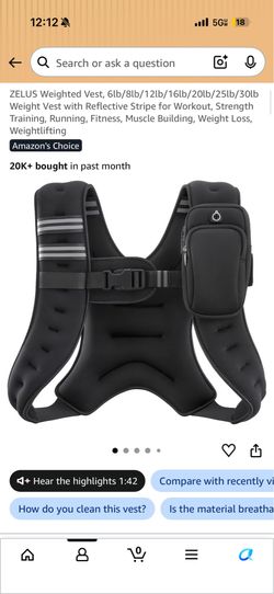 12lb weighted vest