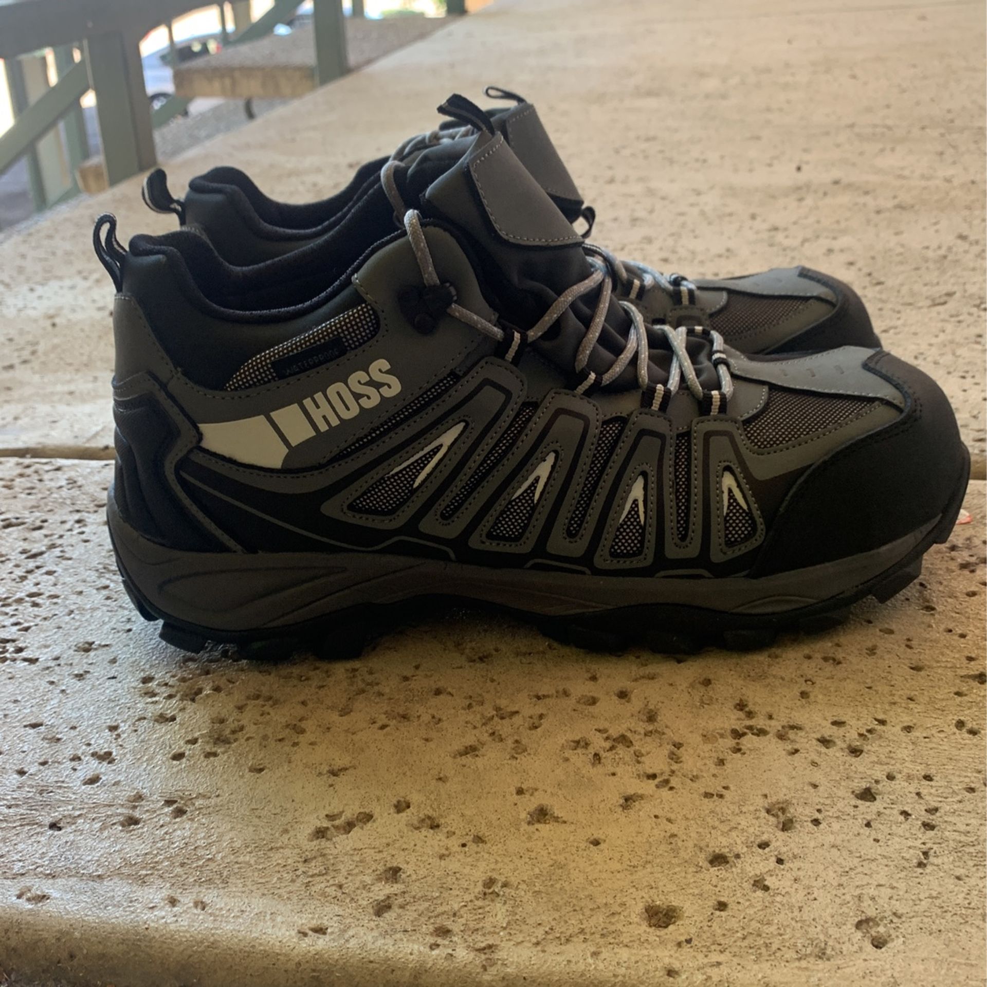 Hoss Trail Hiker Gray Size 13 Boots