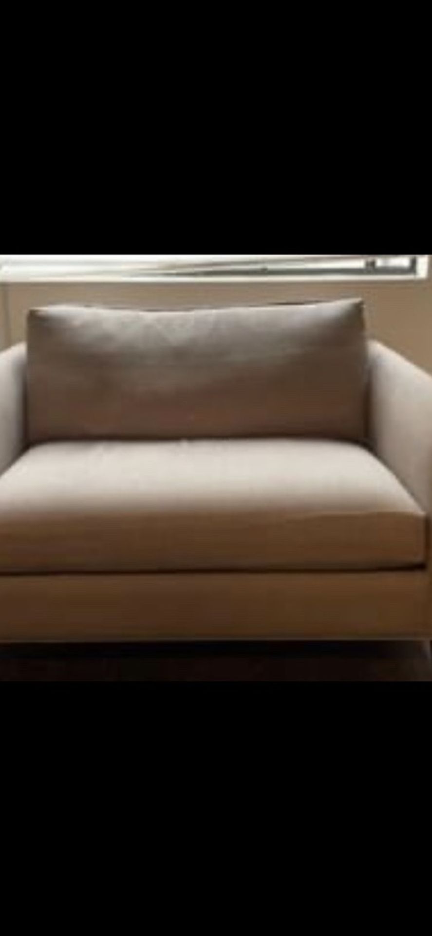 Crate And Barrel Lounge Sofa And Chair And A Half