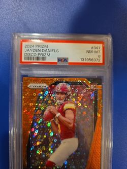2024 prizm Jayden daniels disco PSA 8