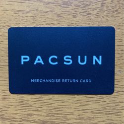 Pacsun Merchandise Return Card