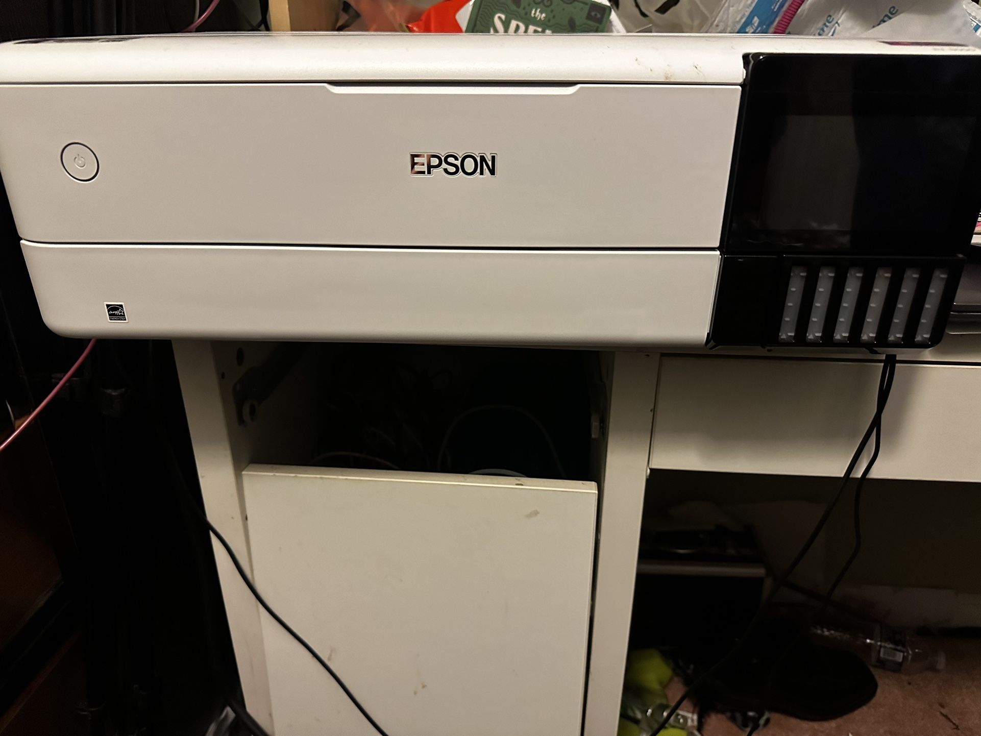 Epson EcoTank Photo ET-8550 Color Inkjet All-In-One Printer - White