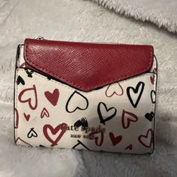 Kate spade Stacie scribble hearts wallet