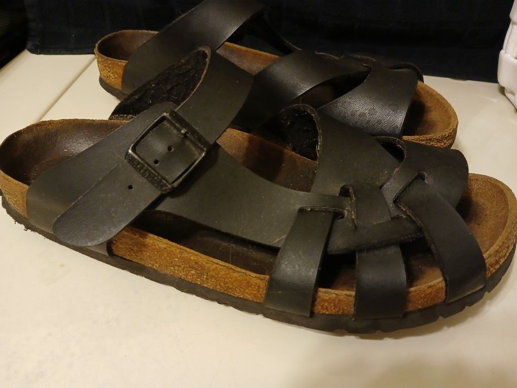 Birkenstock Pisa Leather Sandals Size 42
