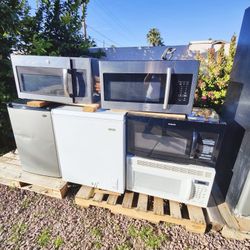 Microwaves Over Range, Mini Fridge, & Deep Freezer