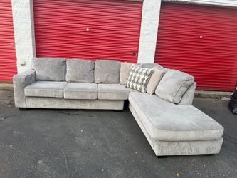 Nice Gray Ashley sectional (free delivery)