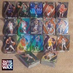 2024-25 PANINI MOSAIC NBA BASKETBALL LOT OF 77 CARDS VETS ROOKIES BASE PARALLELS INSERTS LEGENDS