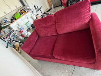 Used Red Sofa – Good Condition * Red Sofa for Sale – Good Condition * Gently Used Red Sofa