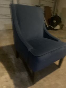 Cool Blue Chair.