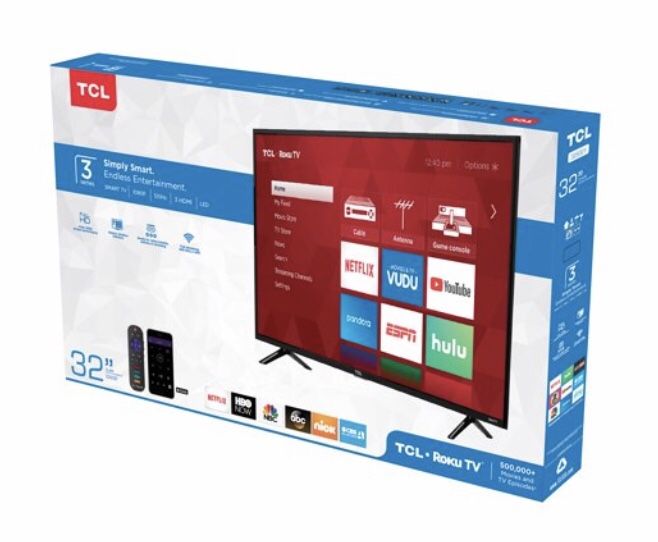 BRAND NEW 32” SMART TV - STILL IN BOX . WILL DELIVER