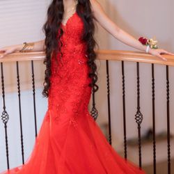 Ador’s Red Prom Dress