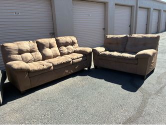Sofá y loveseat