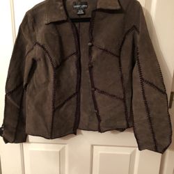 Robert Louis Suede Jacket . Size Large 