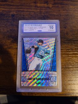 2019 Julio Rodriguez Draft Silver Rookie Gem Mint 10