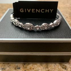 Givenchy Silver Diamond Bracelet 