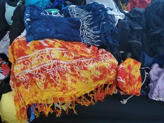 Bag women cloth with punta cana beach wear.